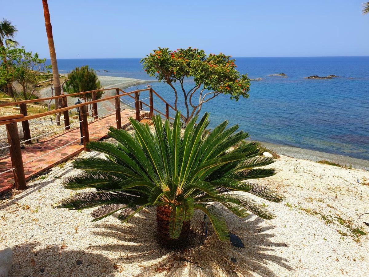 Astrofegia Beachfront Villa Pomos Extérieur photo